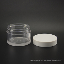 Tarro poner crema plástico de alta calidad de la pared de 50g PETG para la crema de cara
